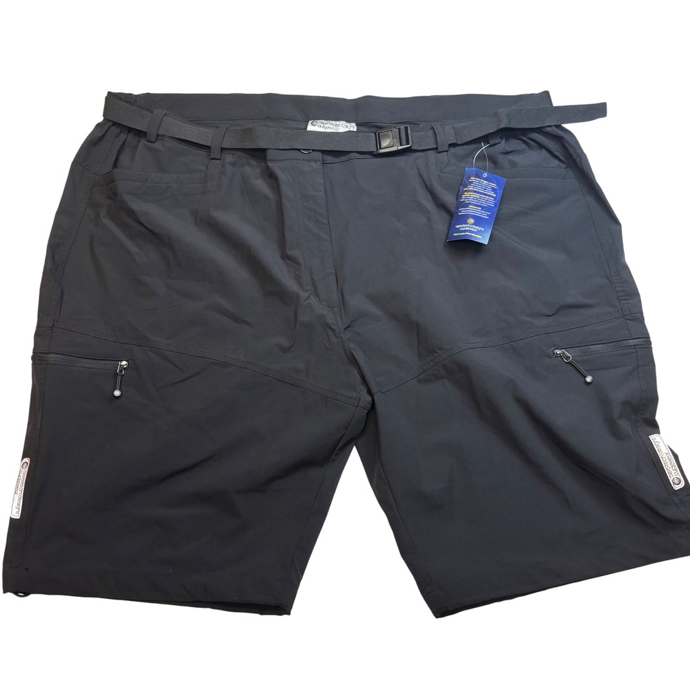 Aerotech Designs Cyclewear | Urban Pedal Pushers |‎ Men's 4XL Black Shorts NWT